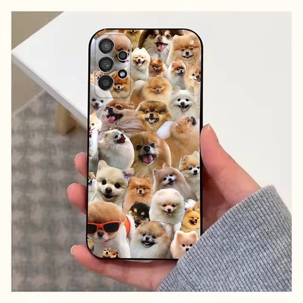 

Cute P-Pomeranian Dogs Case For Samsung S23,S25,S20,S10,S9,S21,S24,S22,Ultra,FE,Plus,Lite,Soft Silicone Black SamsungS24FE