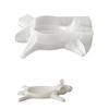 Easy Release Silicone Mold for Handmade Lying Cow Shaped Candlestick Candle Base Making Mould Tealight Holder Mold