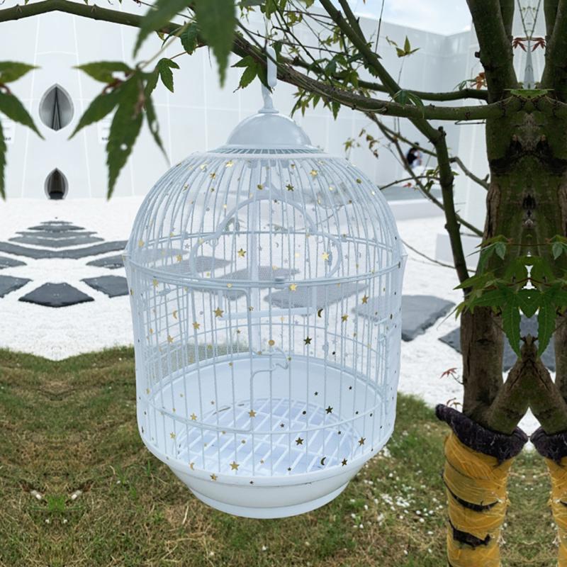 Univerzální kryt ptačí klece 360stupňové zakrytí Ptačí klec Síťovina Elastický kryt ptačí klece Měkká sukně proti rozsypávání krmiva pro domov