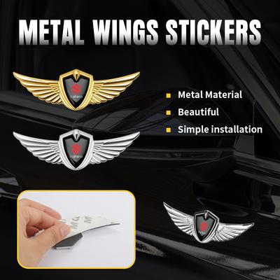 3D Metal Wing Badge Car Styling Window Body Trunk Sticker Accessories For Swift SX4 Jimny Ignis Alto Baleno Grand Vitara