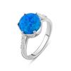 Silver Ring with Opal 1.338ct (2028666) 3.82 Gr. 925 Samples