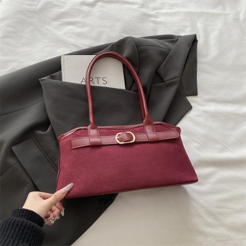 Fashion Commuter Temperament Casual Shoulder Bag Women's New Niche Design Large-capacity Underarm Bag
