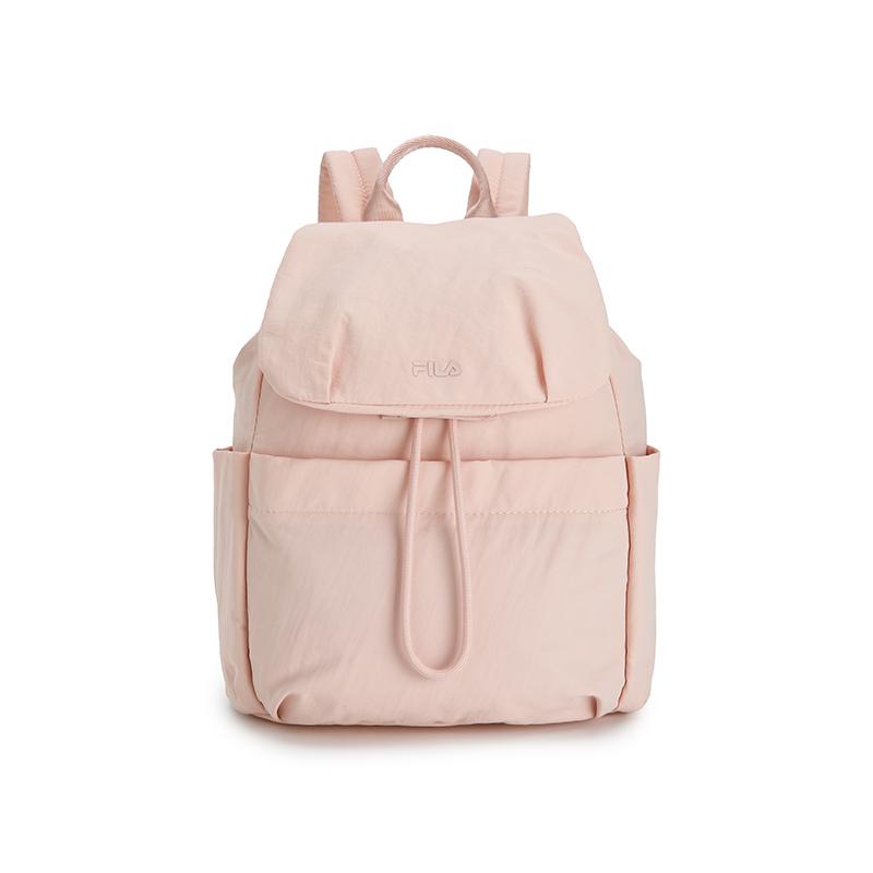 FILA Original Simple Classic Commuter Versatile Lightweight Practical Fabric Backpack Women backpack Light-Pink F13W629165FLP Sichuan Pepper Powder