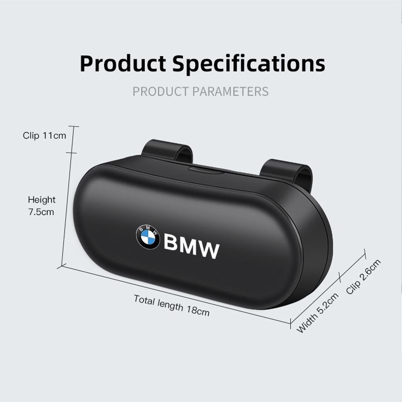 BMW Car Glasses Box Car Sunglasses Holder Sun Visor Storage Case For E60 E70 Performance X6 F30 F40 M F10 E90 E46 F20 E93 X3 G11