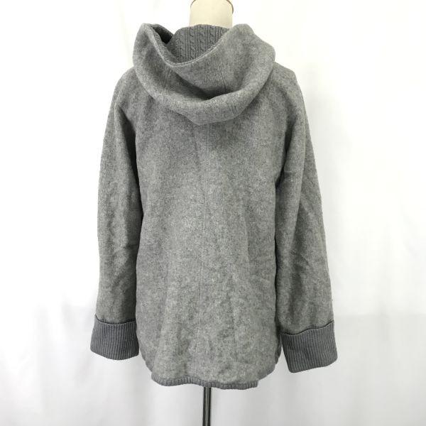 SCAPA Hooded Coat Women’s Size 40 L Gray by LOOK Blouson Outer Jacket(USED)