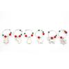 1 Set Christmas Wine Glass Decor Charms Party Cup Ring Table Decor Xmas Pendants Metal Ring Decor KTY