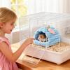 Gerbil House Warm Nest Chew-proof Enrichment Small Hamster House For Bunny Pet Ferret Animal Chinchilla Squirrel Birds Winter