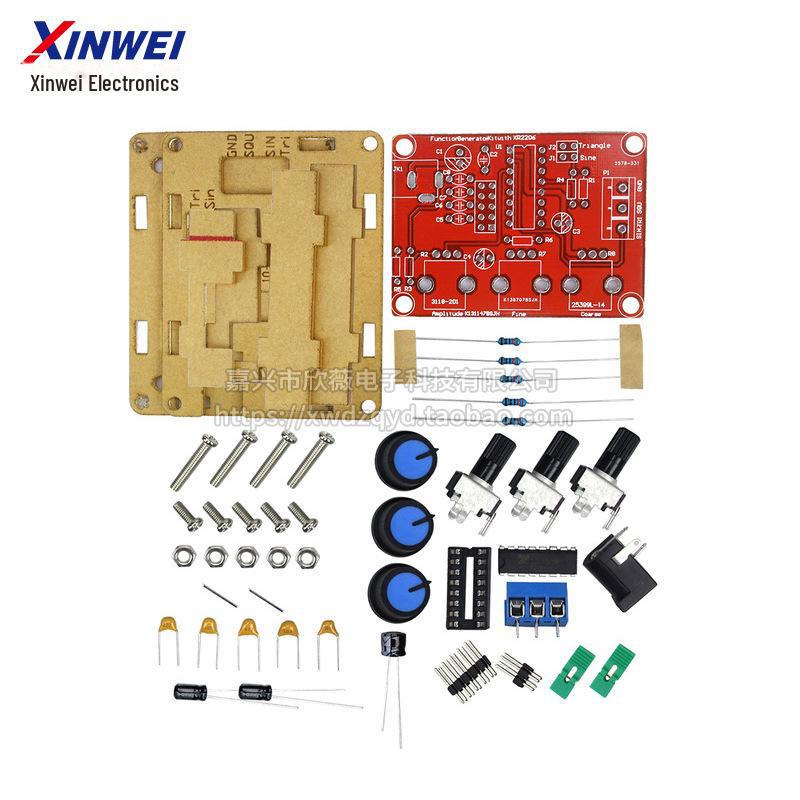 DIY XR2206 High Precision Signal Generator Kit with Shell - Function Generator for Sine Wave Signals
