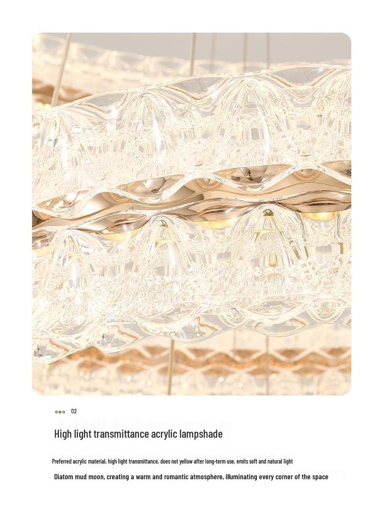 Modern Nordic Grand Round Italian Pendant Lamp for Bedroom and Dining Room