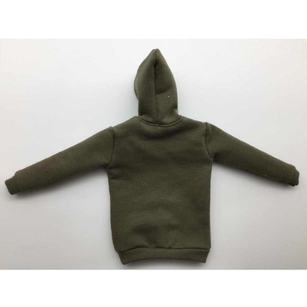 1/6 Action Figure Dolls Outfits, Zippered Sweatshirt for , 12 Inch Male Body Model