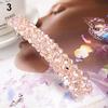 Women's Fashion Bling Headwear Handmade Full Crystal Hair Clip Barrette Hairpin