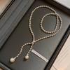 New Beaded Pearl Necklace Retro Elegant Temperament Sweater Chain Exquisite Versatile Neck Chain Wholesale