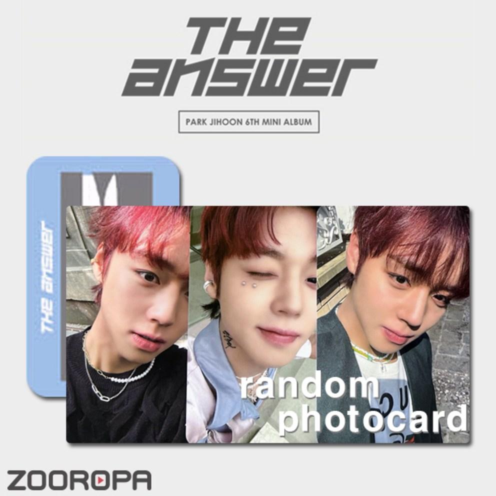[1 Photocard/Random] Park Ji Hoon THE ANSWER Answer Photocard DAY Ver.