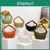 Elegant Floral Ruched Tote Bag For Women 2024 Summer Fresh Versatile Underarm Bag