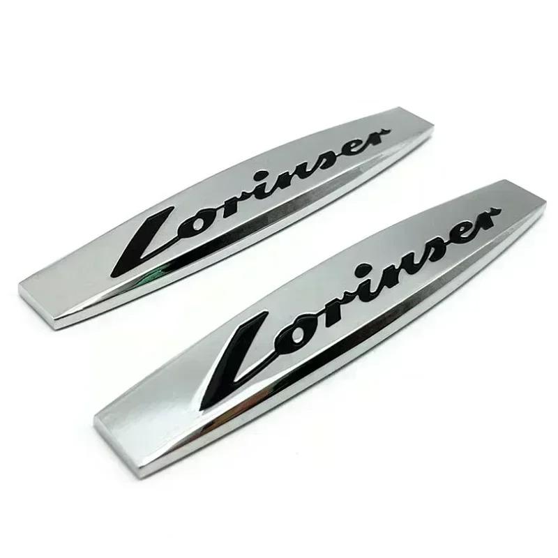 2026 New 2pcs 3D AMG Edition Metal Logo Car Fender Badge Sticker For Benz Lorinser Avantgarde Emblem Auto Decal Decorative Accessories