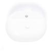 Dritto countertop washbasin 51.5X39 CM oval with tap hole white