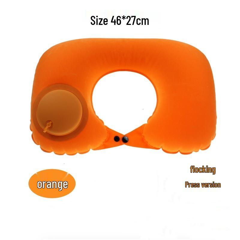 Inflatable U-Shaped Neck Pillow for Travel and Outdoor Use