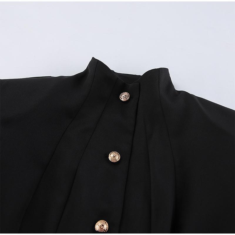All-match Suit Blouse Skirt Suit Ladies Fashion Black Short Skirt Suit Slim Daily Commuter Clothes
