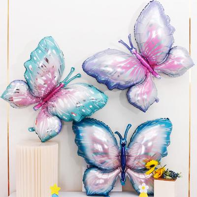 Butterfly Party Decoration Toy Balloon Forest Series Birthday Wedding Cartoon Aluminum Film Dragonfly Balloon
