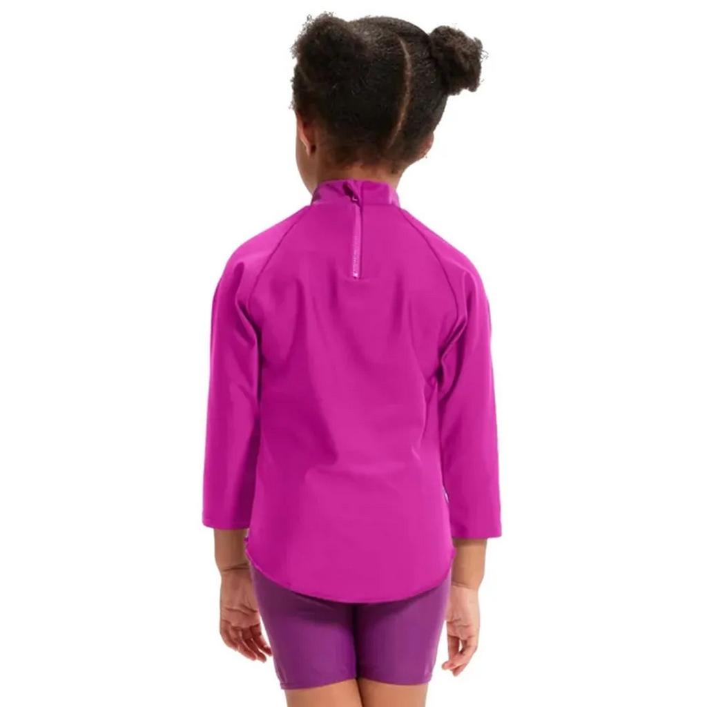 Speedo Girls Long-Sleeved Rash Top