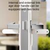 Self Adhesive Baby Safety Locks Plastic Children Security Protector Door Handle Locks  Pet Room
