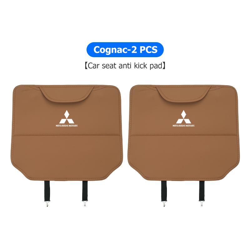 Car Seat Anti Kick Mats Back Storage Half Pack Anti Kick Mats Accessories For Mitsubishi Outlander Pajero Sport Lancer EX ASX