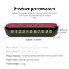 QEJMX1 Car Temporary Parking Card Phone Number Card Plate Telephone For Volkswagen VW Golf 4 5 6 7 GTI Tiguan Passat B5 B6 B7 CC Jetta