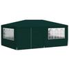 vidaXL Pro Party Tent with Side Walls 4×6 M Green 90 G/m²