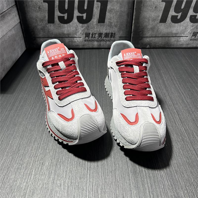 Nowe letnie przewiewne sportowe i rekreacyjne lekkie buty typu Forrest Gump na miękkiej podeszwie, codzienne buty deski