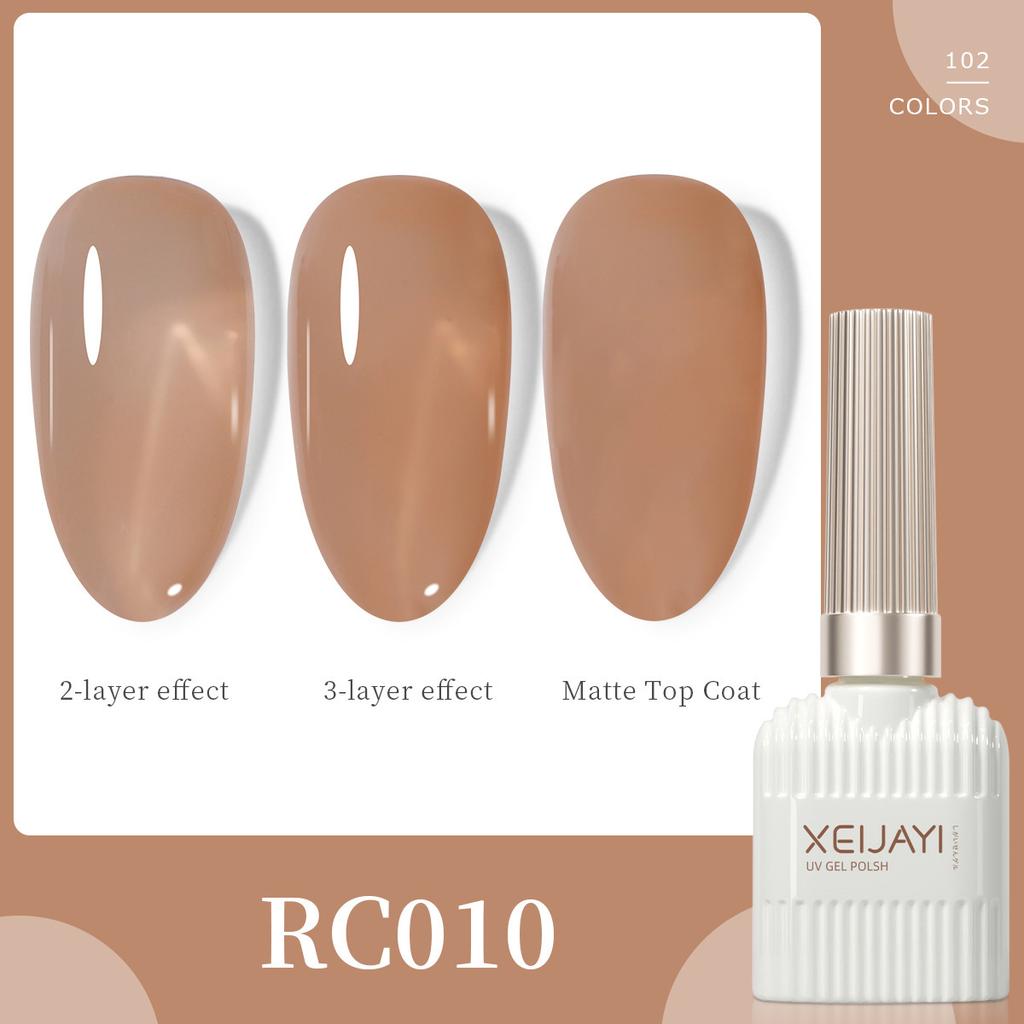 New Trendy 102 Colors of Long-lasting Gel Nail Polish for Women, Suitable for Professional Nail Salons.
