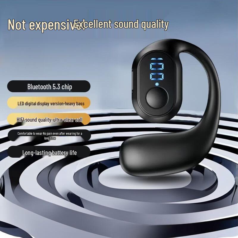 

XD3E Wireless Over-Ear Headphones: Comfort & Long Battery Life with High-Quality Sound & Battery Display.