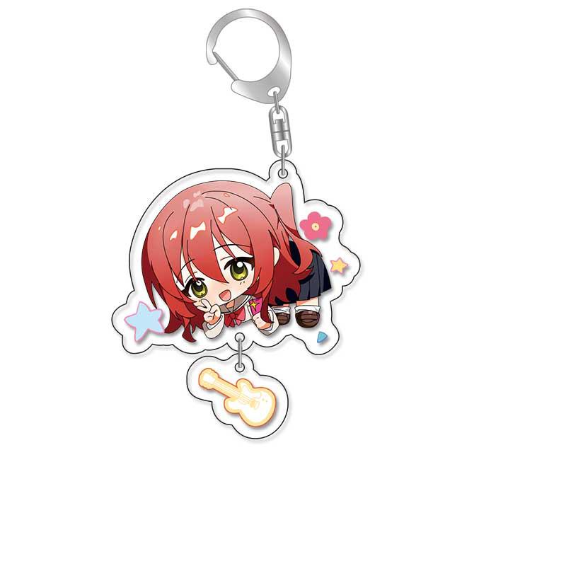 Bocchi the Rock! Anime Keychain Pendant featuring Izumi, Hitori, Nijika, Kita, Ikuyo & Hiroi Kikuri In Stock
