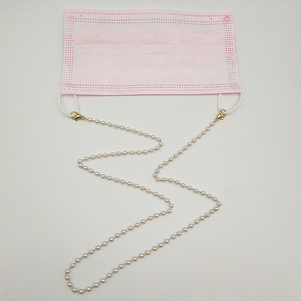 Women Eyewear Jewelry Metal Men Reading Glasses Chain Face Mask Necklace Glasses Clips Pearl Chain