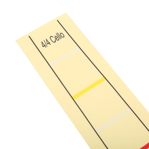 Durable Adhesive Fretboard Stickers for Beginners, Cello Fingerboard Labels, Finger Position Markers, Scale Position Stickers, Instrument Accessories