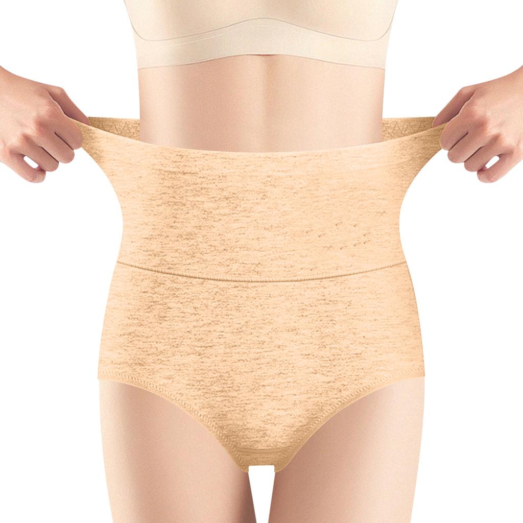 Damen Hohe Taille Bauchkontrolle und Po-Hebende Tanga-Slips