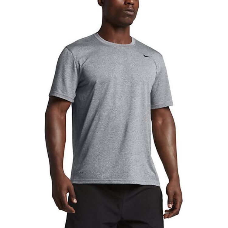 New Nike Dri Fit T Shirt Men's Gray 718834-091