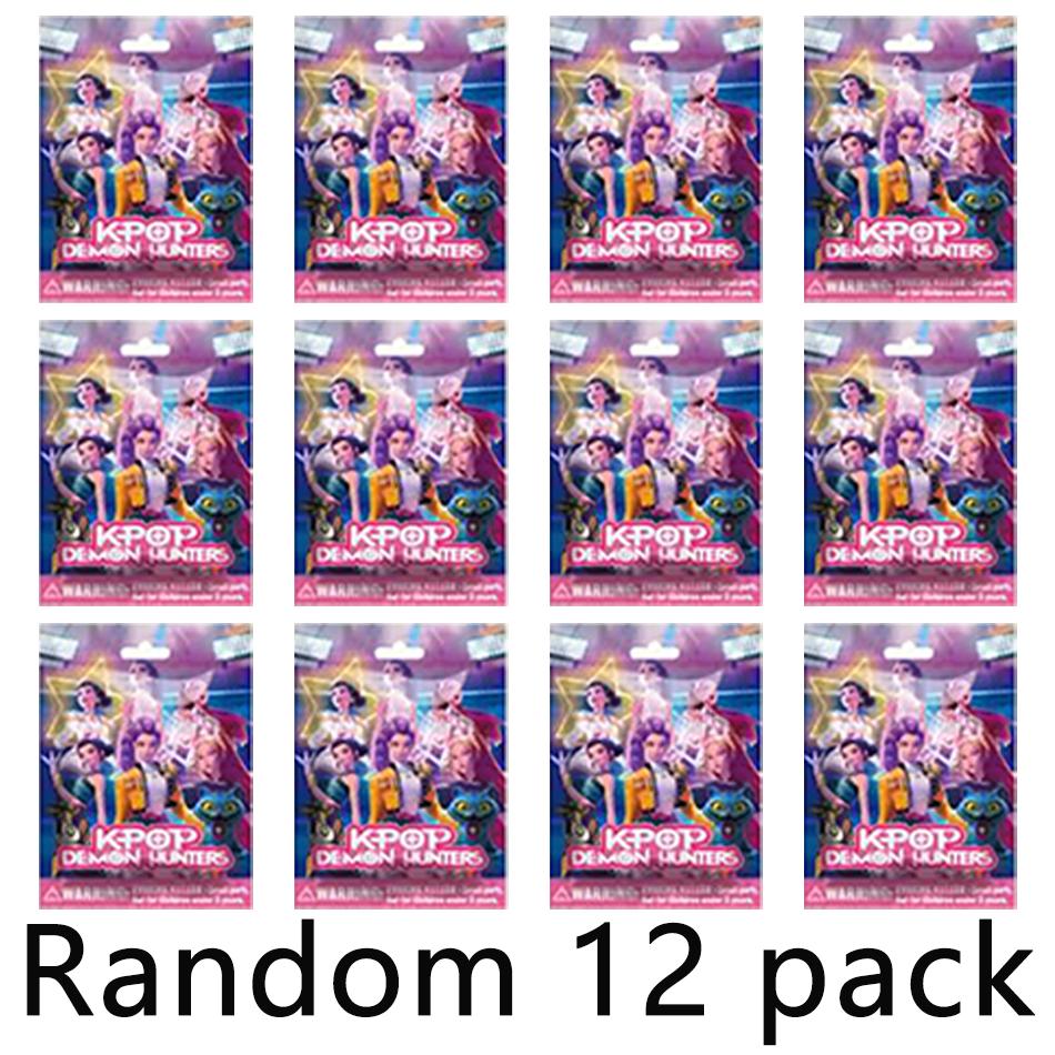 NEW 1-24pcs/Set Kpop Demon Hunters Action Figure Toy Derpys Tiger Rumi Mira Zoey Sussy Figurine Doll Fans Surprise Gift Box