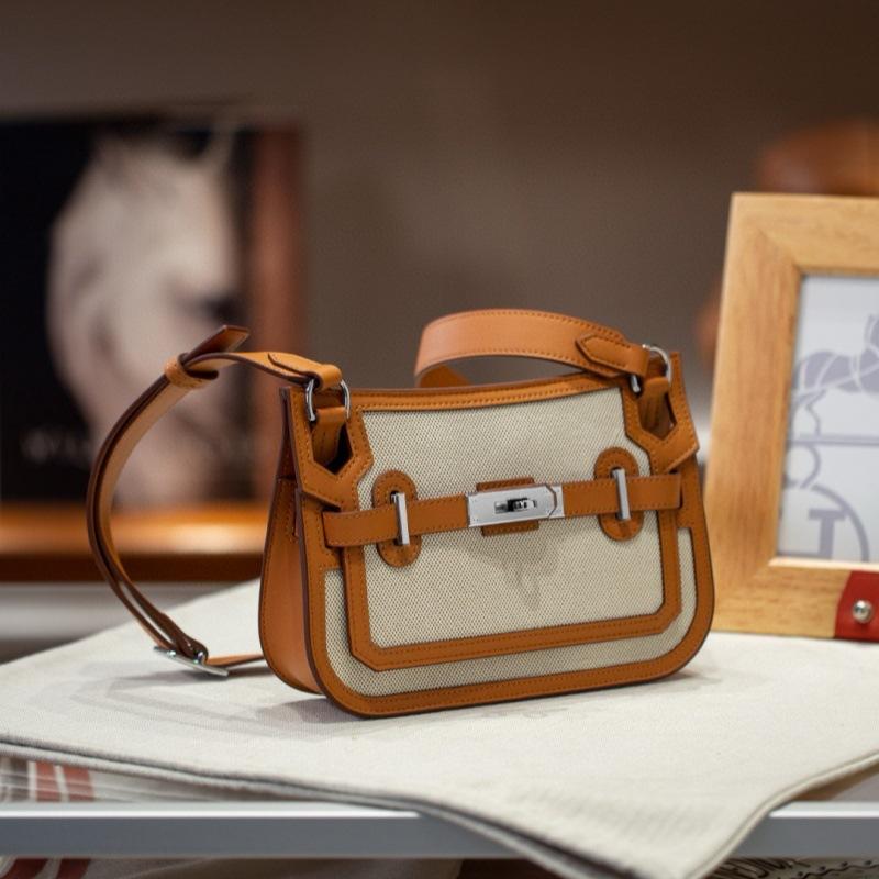 

2025 Новый Стиль Высококачественный Чувственный Swift Ягненок Простроченный Мини Модный Повседневный Сотни Подходящих Одноплечевой 23x5x17cm коричневый