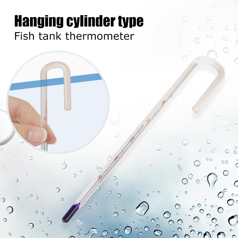 Aquarium Digital Thermometer with Suction Cup Fish Hang On Thermometer for Tank Thermometers Electronic LCD Thermometer
