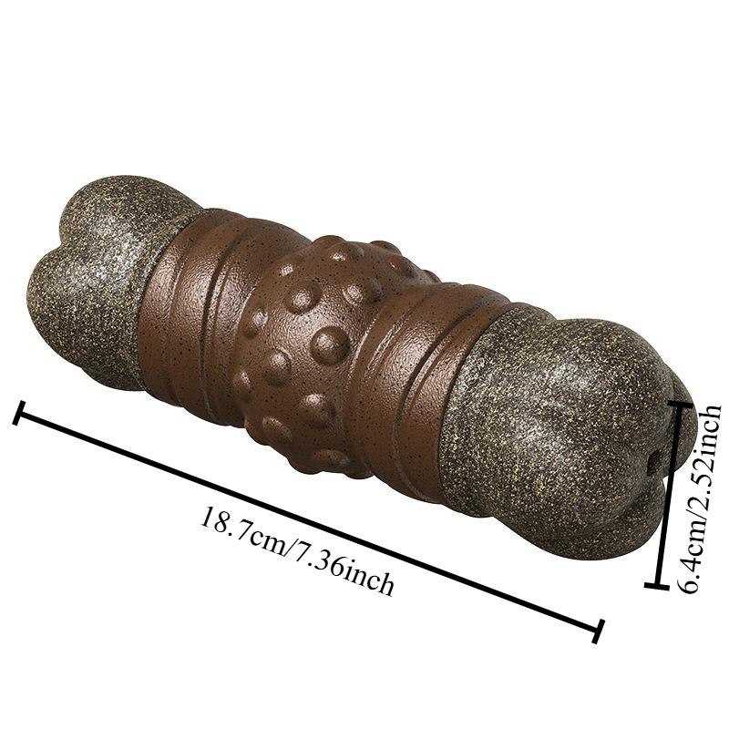 

1pcs Pet Supplies Dog Toothbrushes Squeaky Sounds Bone Toys Wear-resistant Teeth Cleaning Molars Safe Materials Consume Energy