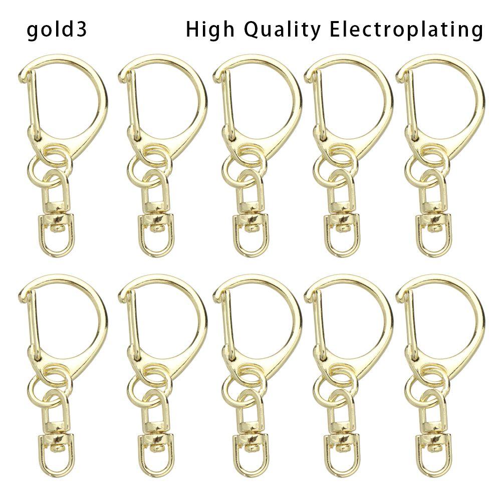 DIY KeyChain Bag Part Accessories Collar Carabiner Snap Lobster Clasp Hook Bags Strap Buckles