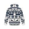 Kids Casual Christmas Pet Print Hooded Sweatshirt with Large Pocket for Holiday Wear