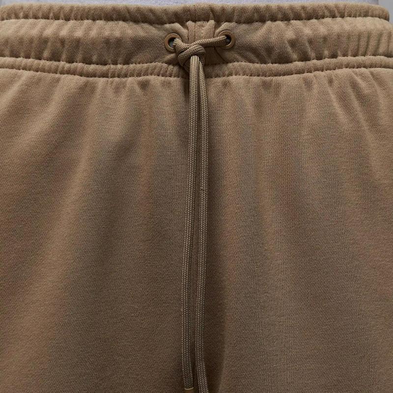 

Jordan Brooklyn Fleece Elastic Waist Drawstring Solid Color Five-Point Casual Shorts Men shorts Desert-Camouflage White FV7288-257 XL