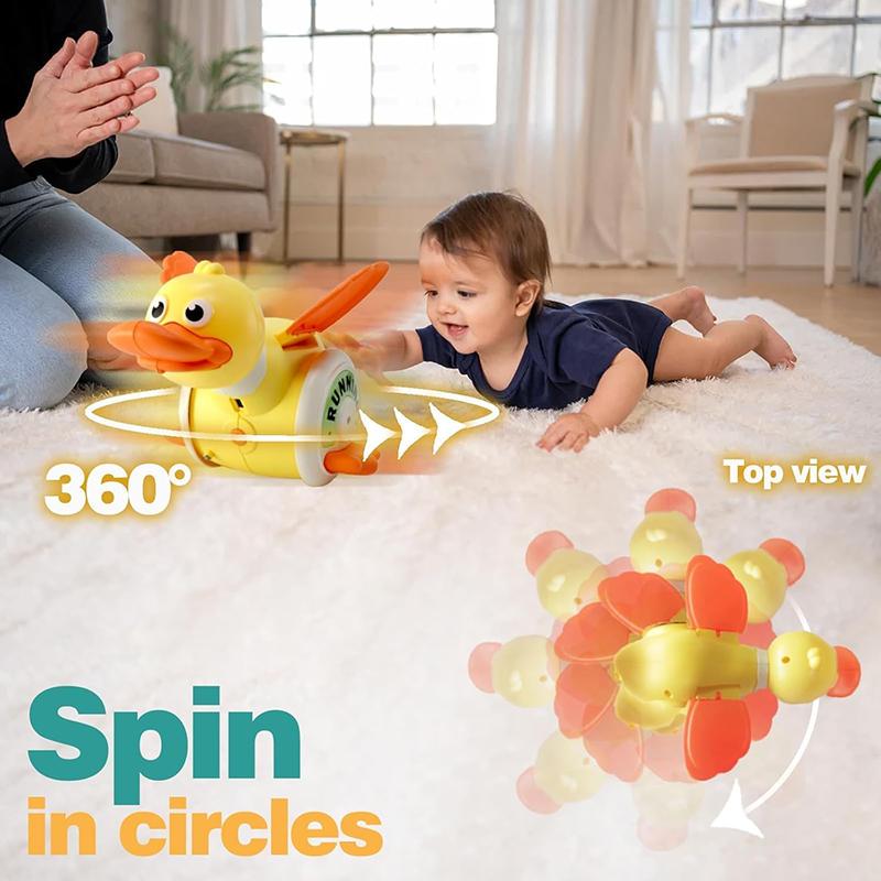 Baby Musical Duck Toys Dancing Walking Duck with Music Lights Baby Toy Crawling Toys Learning Toys for Toddler for Boys Girls