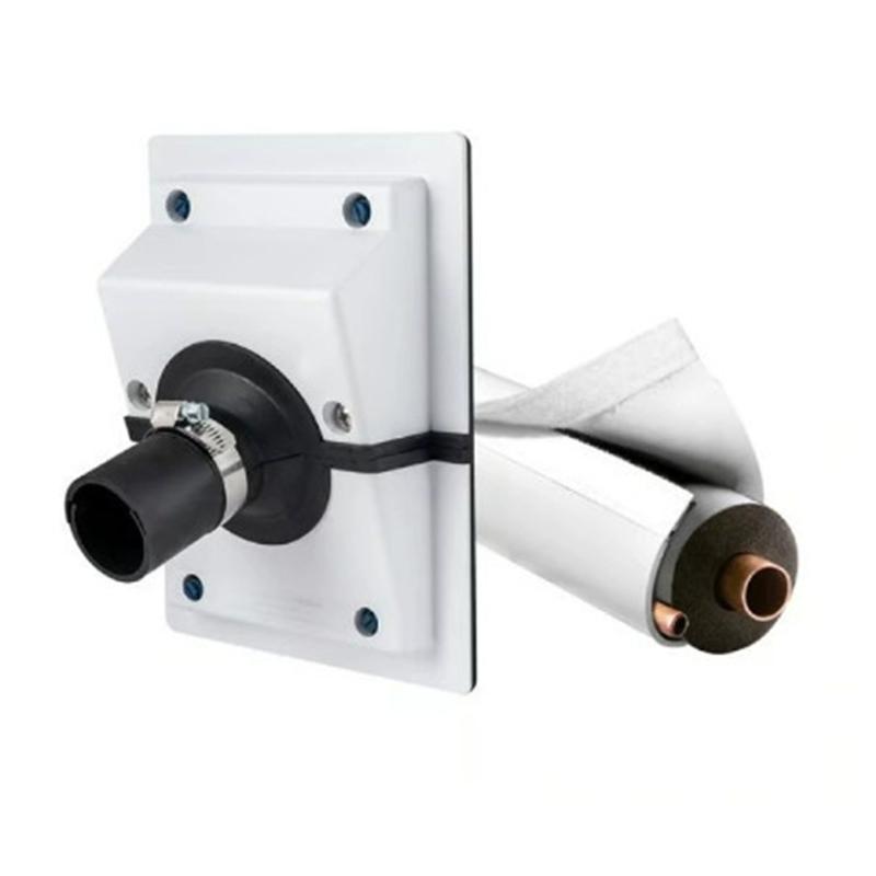 Kit Coperchio Linea-set Passaparete HVAC Kit Coperchio Assemblaggio Cavi Copertura Corpo Separato Copertura a Muro Linea A/C Sistema di Condizionamento dell'Aria