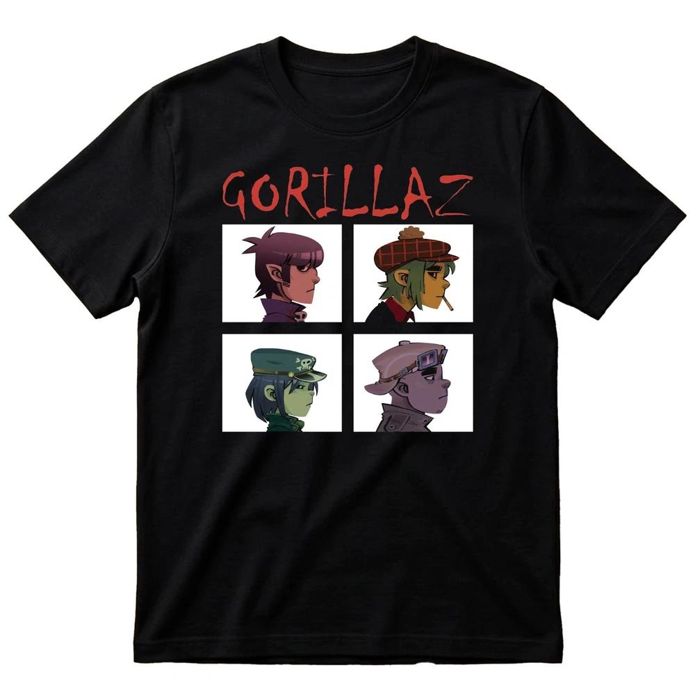 Gorillaz Band Graphic TShirt 90s Alternative Rock Cartoon Band Tee Indie top S