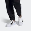 Adidas Womens Superstar Bold 'Cloud White' (women's sizes) Cloud White / Core Black / Gold Metallic Skateboard Shoes FV3336