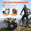 100CC 4-Stroke Gas Motorized Bike Engine Kit-Single Cylinder Air Cooling With Recoil Start for Mountain/Road Bicycle Conversion