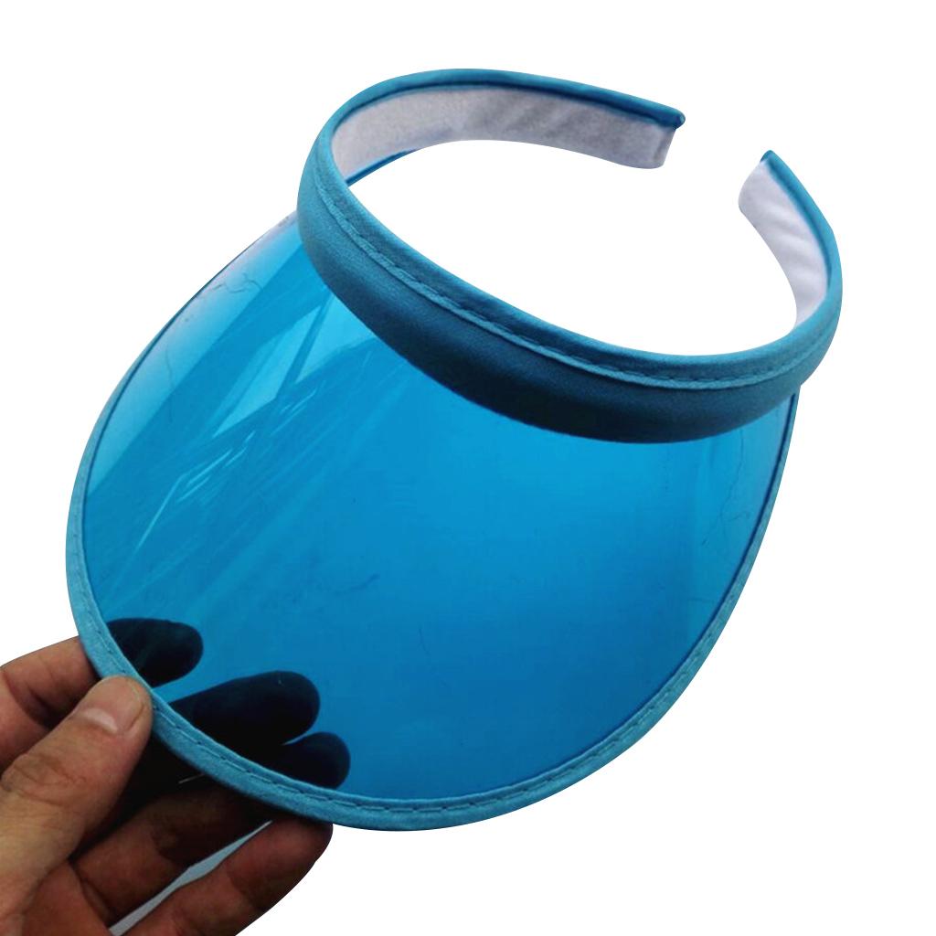 Baseball Cap Candy Color Sunscreen Outdoor Sports Clip-On Plastic for Sun Visor