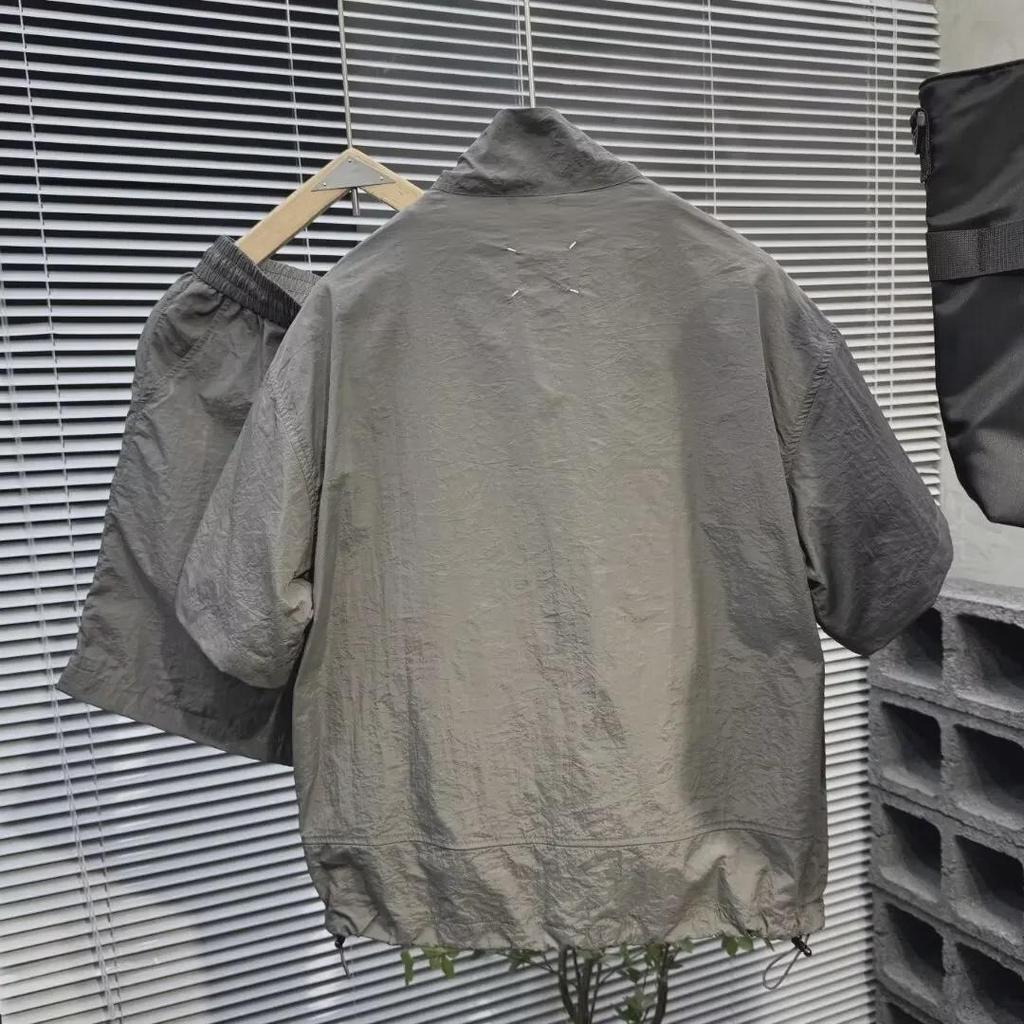 Men's Youth Trendy Five-Point Sleeve Shirt - Spring Literary Style